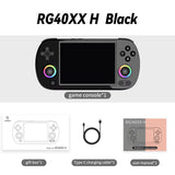 RG40XX H Handheld Games Console 4.0" IPS Screen Linux 64-Bit Multicolor LED Lights Retro Gaming Console over 5000 Games