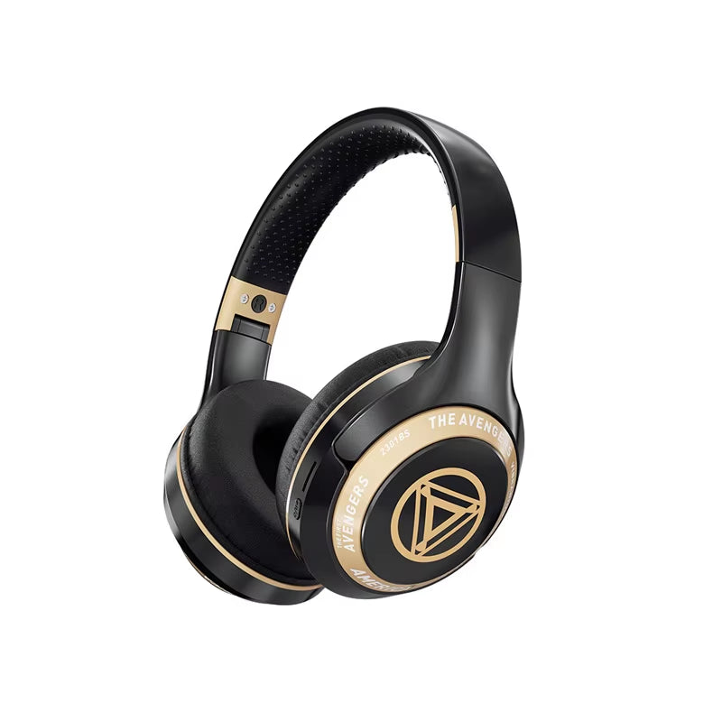 Marvel Spider Man Bluetooth Eagles over Ear Foldable Computer Wireless Headphones Noise Cancellation HIFI Stereo Gaming Headset