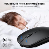 Rechargeable Wireless Mouse Bluetooth Mouse Computer Ergonomic Mini Usb Mause 2.4Ghz Silent Macbook Optical Mice for Laptop Pc