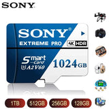 1024GB SD Memory Card High-Speed Micro TF Card 512GB 256GB 128GB 64GB A2 V60 U3 for Phone Camera PC
