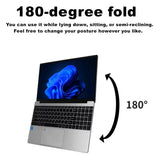 QMDZ 15.6" Laptop Computer  Celeron N5095 Notebook PC 16GB 32GB Ram 128GB-2TB SSD Office Study PC Windows 11 1080P Laptops