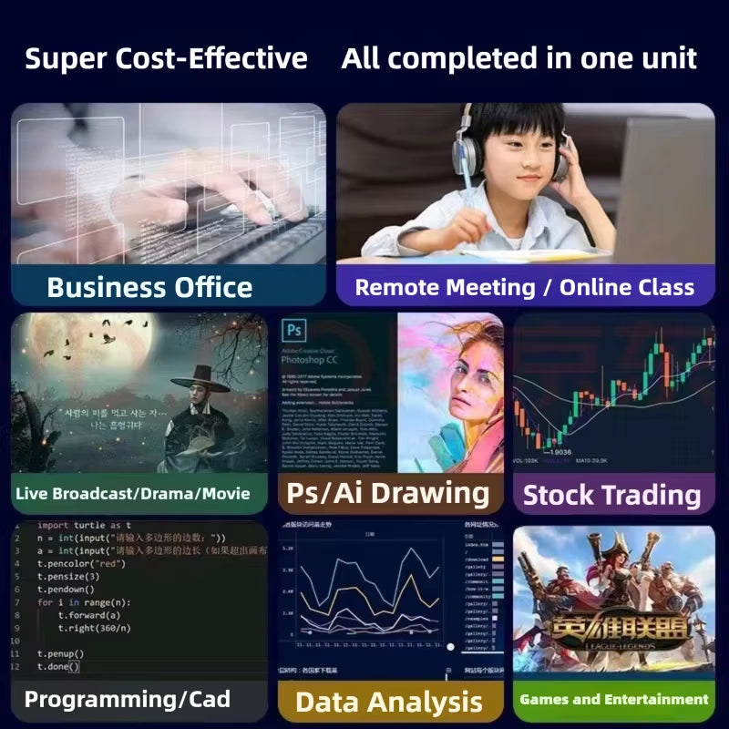 15.6" IPS  N5095 Gaming Laptops Portable Notebook Computer Pc 16GB 32GB DDR4 512G 1TB SSD Windows11 Backlit Keyboard Deals