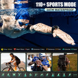 New Smart Watch KE5 3ATM Waterproof Original Design Sports Watch with Compass and Altitude Barometer LED Flashlight Call