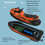 Mini Jet Ski High-Speed RC Motorboat Waterproof High-Speed Rc Toys Simulation Body Remote Control Boat for Kids Gift