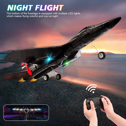 SU27 RC Plane 2.4G 2CH Remote Control Flying Glider with LED Lights EPP Foam Airplane Toys for Children Gifts