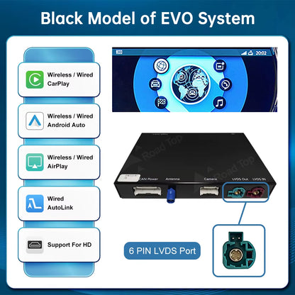 Roadtop Wireless Carplay Android Auto for Mini R55 R56 R57 R58 R60 R61 F54 F55 F56 Clubman Countryman Cooper John Cooper Works