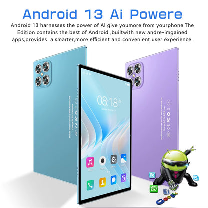 New K11 Tablets Case for 16GB+1TB 11Inch 5G Dual SIM Android Face Recognition Global Version Tablet PC 2025 for Children'S Kid