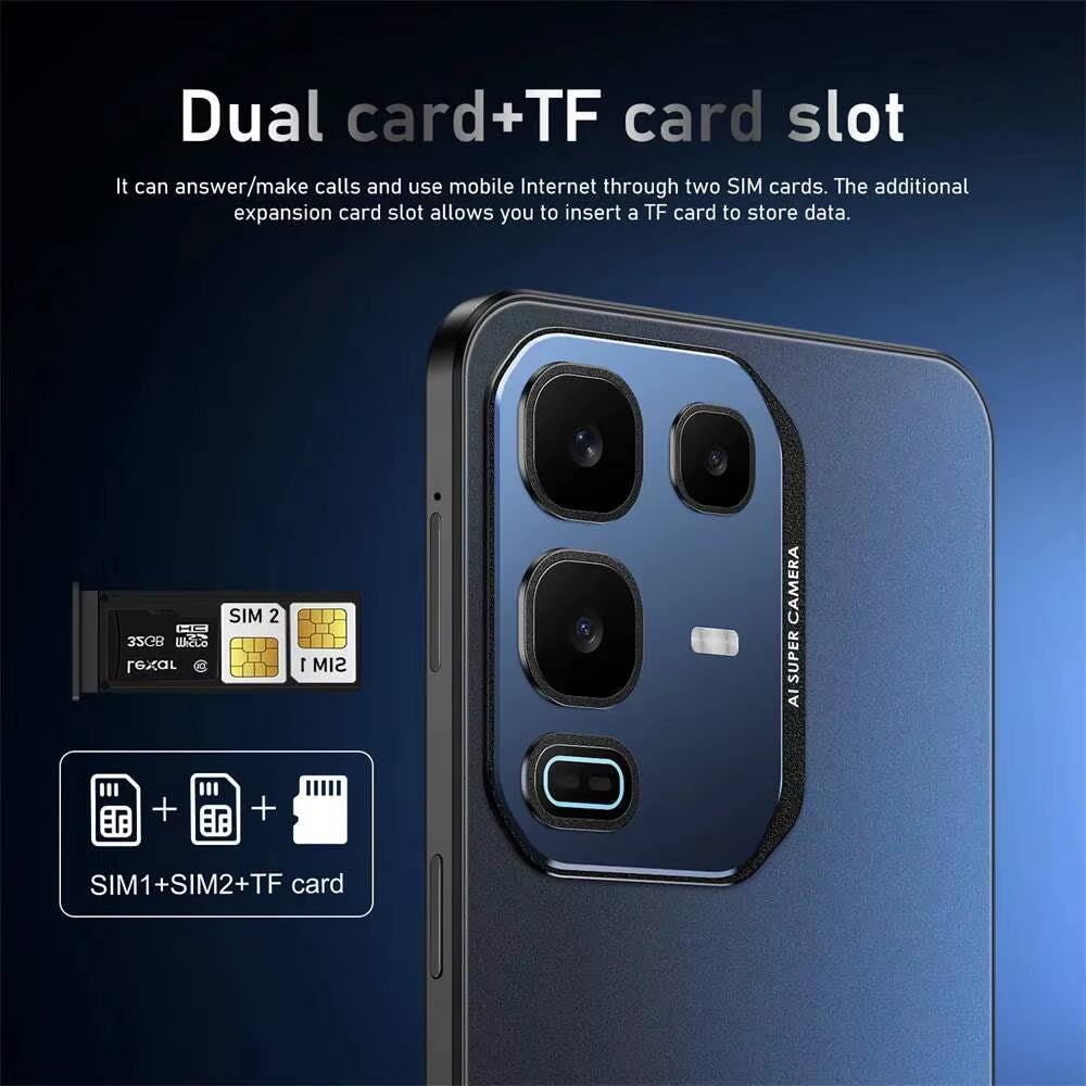 2025 HOT S26 Ultra NEW Smart Dual Card 7800Mah Battery 7.3HD Global Edition Original Facial Recognition Function Tablets Case