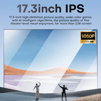 17.3" Computer Laptop  Celeron N5095 16GB DDR4 1TB SSD Windows 11 Fingerprint Office Laptops Notebook Computer Portable PC