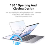 14.1Inch  Atom A3950 Laptop Computer Windows 11 Pro 2025 Notebook PC 12GB RAM 512GB 1TB SSD 1920*1080 Office Computer PC