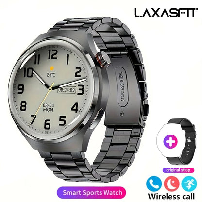 New Men'S Smart Watch HD Screen Heart Rate Bluetooth Call NFC Smartwatch for 2025 Men Women Holiday Gifts