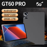 2025 Global Edition 14-Inch Android Tablet! 20GB RAM + 1TB Storage, 5G Dual SIM, 12900Mah Battery for Extended Use