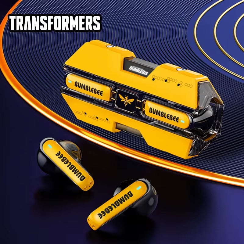 Ship from US  TF-T01 Gaming Earphones Bluetooth 5.4 ENC Noise Reduction Headphones HD Call Music Earbuds Bumble Bee
