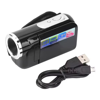 Vlog Camera 1080P Full HD 16 Million Pixels DV Camcorder Digital Video Camera 16X Digital Zoom Camera with Fill Light New Gifts