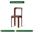 Rey Chair Nordic Beech Solid Wood Plywood Dining Stackable Vintage Curved Backrest Swiss Chair