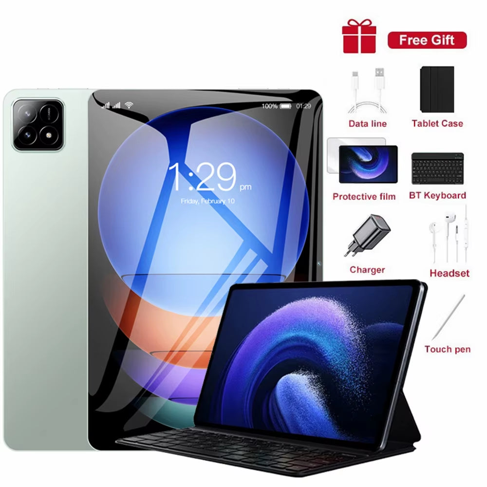 2025 New Pad 7S Pro Original Tablet 11 Inch Android 14 Tablets 4G 5G Dual SIM 20000Mah WIFI HD Screen for Children'S Tab Pc