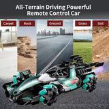 Gesture Sensing RC Stunt Car for Kids 6-12 - 360° Rotate, Drift Hand-Controlled with Light Music & Spray - Perfect Birthday Gift