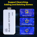 M15 Game Stick 64G Video Game Console 4K UHD Output with 30000+ Retro Games for PS1/MAME/SNES with Wireless Controllers