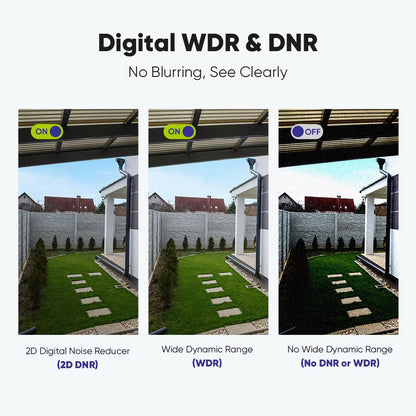 1080P HD TVI Bullet Security Cameras 2/4Pcs Outdoor Night Vision Cameras Home Surveillance Motion Detection Remote Access