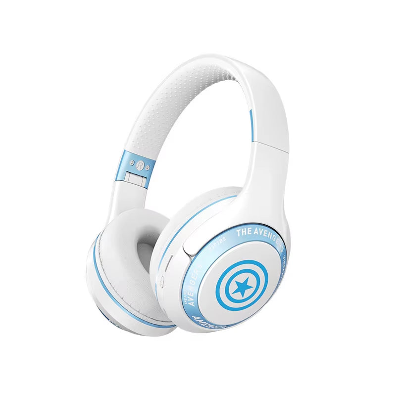 Marvel Spider Man Bluetooth Eagles over Ear Foldable Computer Wireless Headphones Noise Cancellation HIFI Stereo Gaming Headset