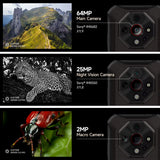 Armor X16 Pro 5G Rugged Phone 10360Mah up to 16GB RAM 256GB ROM 120Hz 6.56" Android Smartphone with Google Gemini