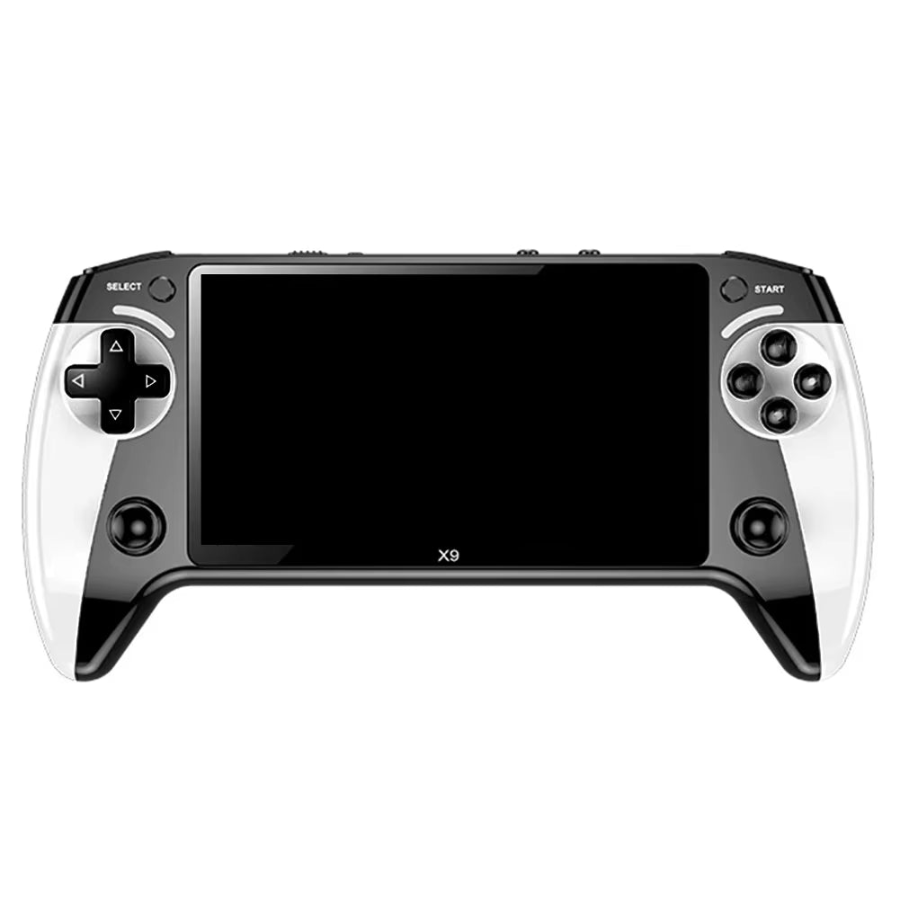 X9 Handheld Game Console Built-In 9 Classic Game Emulators 5.5Inch Screen 1500Mah 360° Non-Slip Joystick Retro Video Game Player
