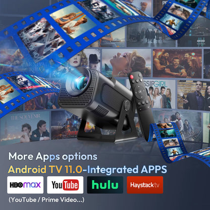 4K Projector 1080P Full HD Smart HD LED 5G Wifi Bluetooth 12000L HDMI USB Android Home Theater