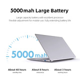 14.1Inch  Atom A3950 Laptop Computer Windows 11 Pro 2025 Notebook PC 12GB RAM 512GB 1TB SSD 1920*1080 Office Computer PC