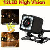 4.3 Inch Foldable Screen TFT LCD Vehicle Car Backup Monitor Camera Kit Rear View Reverse Parking System Night Vision Camera