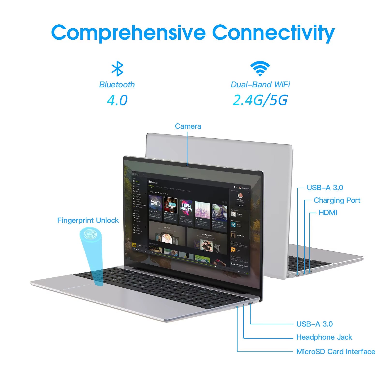 15.6" Ips  N5095 Gaming Laptops Portable Notebook Computer Pc 16GB 32GB DDR4 512G/1TB SSD Windows11 Backlit Keyboard Deals