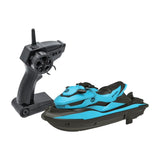 Mini Jet Ski High-Speed RC Motorboat Waterproof High-Speed Rc Toys Simulation Body Remote Control Boat for Kids Gift