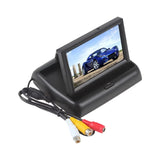 4.3 Inch Foldable Screen TFT LCD Vehicle Car Backup Monitor Camera Kit Rear View Reverse Parking System Night Vision Camera