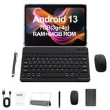10-Inch Android 13 Tablet, 7GB (3G+4G Memory Expansion) RAM+64GB ROM, 2MP+8MP Dual Camera, Supports Wifi, Bluetooth, Equipped Wi