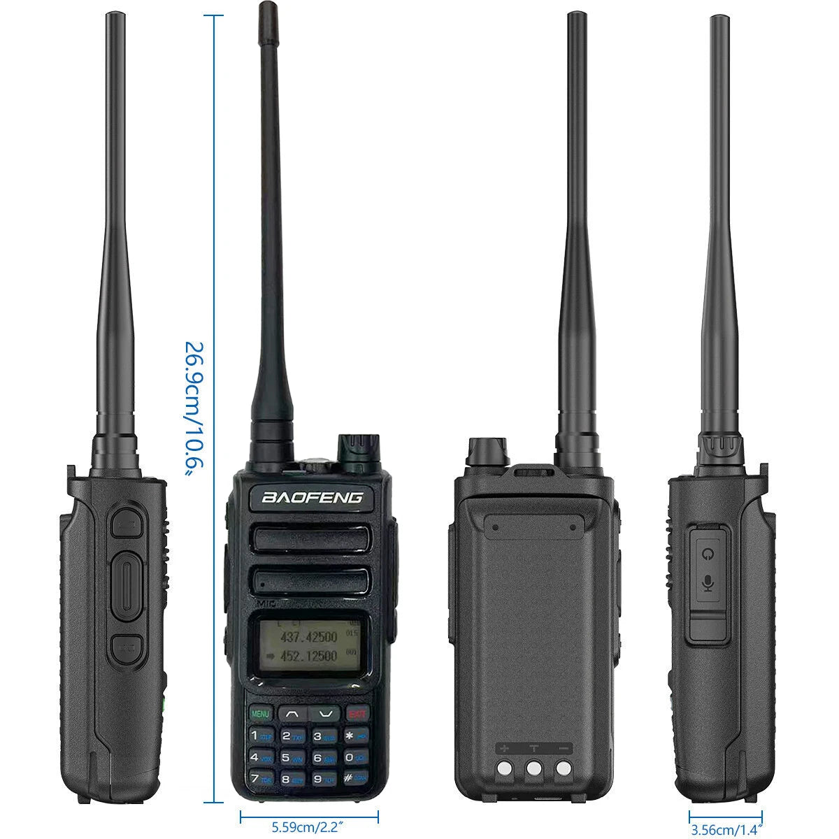 TH-15S TH 15S Ham Handheld Radio 5W Uhf Vhf Two Way Radio Long Range Handheld Dual Band Walkie Talkie