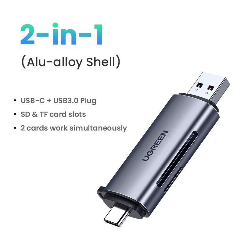 Card Reader USB3.0&USB C to SD Microsd TF Thunderbolt 3 for PC Laptop Accessories Smart Memory Cardreader SD Card Adapter