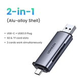 Card Reader USB3.0&USB C to SD Microsd TF Thunderbolt 3 for PC Laptop Accessories Smart Memory Cardreader SD Card Adapter