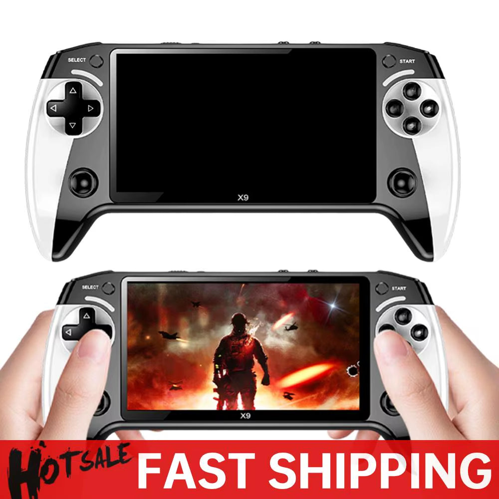 5.5 Inch Screen Handheld Game Console 1500Mah Electronic Game Player Type-C Charging Portable Game Player for Kids Adults