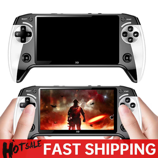 5.5 Inch Screen Handheld Game Console 1500Mah Electronic Game Player Type-C Charging Portable Game Player for Kids Adults