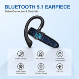 Wireless Headphones Bluetooth Earphone with Microphon ENC Noise Cancelling Handsfree Talking Headset Busines Auriculares Driving