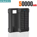 120W 500000Mah Solar Power Bank Portable Large Capacity Super Fast Charging Outdoor External Battery for Iphone 17/16/15