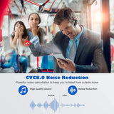 Wireless Headphones Bluetooth Earphone with Microphon ENC Noise Cancelling Handsfree Talking Headset Busines Auriculares Driving