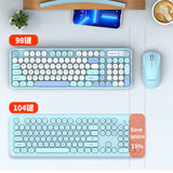 K-Snake Wk300 Wireless Dual Mode Keyboard and Mouse Set Mute with Volume Knob Desktop Laptop Universal