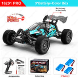 16101 /16102 PRO 1:16 High Speed RC Car with LED Light Drift 70KM/H 4WD RC Off-Road Car Monster Truck Toy for Kid Gifts