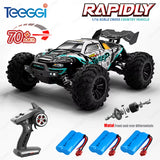 16101 /16102 PRO 1:16 High Speed RC Car with LED Light Drift 70KM/H 4WD RC Off-Road Car Monster Truck Toy for Kid Gifts