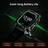 M3E GPS Smart Watch for Men Barometer Altitude Compass 6 Satellite Positioning Systems 480Mah 60 Days Extra-Long Battery