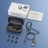 M54 Bluetooth Headset Single Wireless Earphones Driving Headphone with Dual-Mic CVC8.0 Noise Cancelling Handsfree
