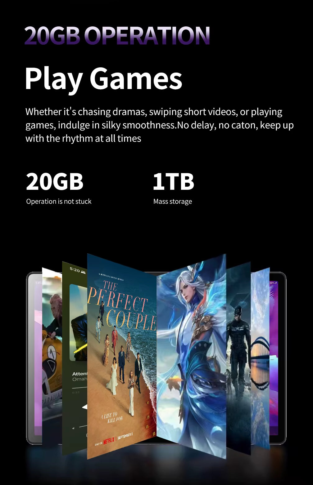 14-Inch Android Powerhouse 2025 Global Model: 20GB RAM, 1TB Storage, Android 13, 5G/Wi-Fi, 12900Mah