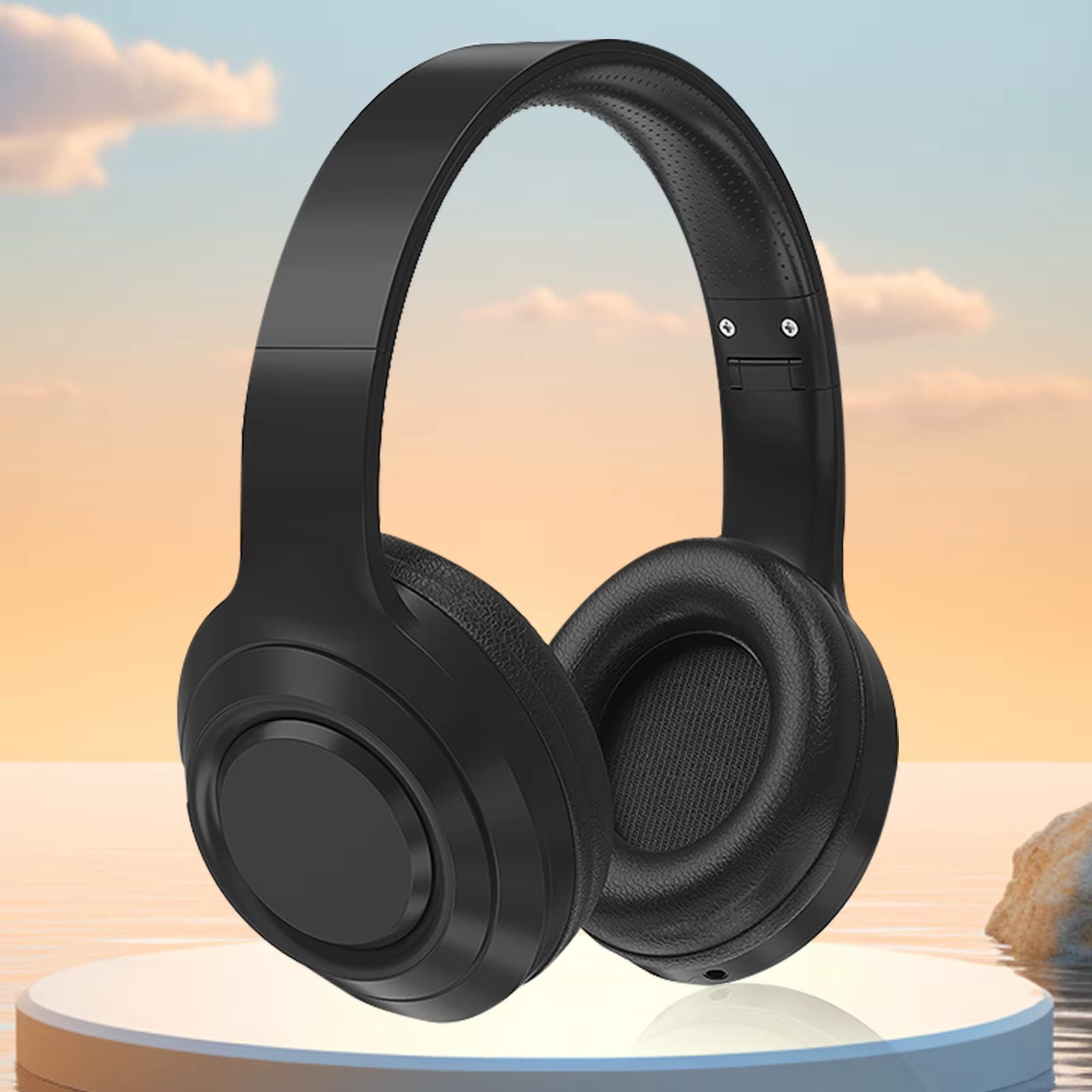 Wireless Bluetooth Headphones over Ear HIFI Stereo Headsets Noise Reduction Sports Gaming Earphones Music Player with Mic Gifts