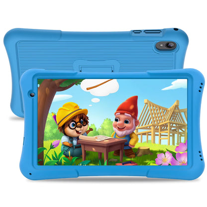 10 Inch Kids Tablet Android 12, 4GB(2+2)+32GB, Quad Core, 6000 Mah, Wifi 6, Dual Camera, Bluetooth, Toddler Tablet