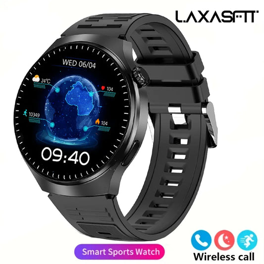 New Men'S Smart Watch HD Screen Heart Rate Bluetooth Call NFC Smartwatch for 2025 Men Women Holiday Gifts